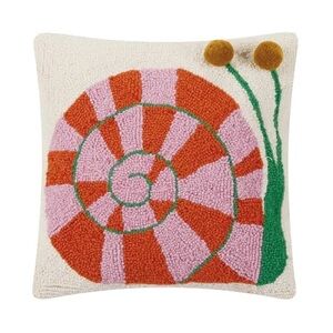 Ban.do Colorful Snail Design Accent Throw Pillow by Peking Handicrafts